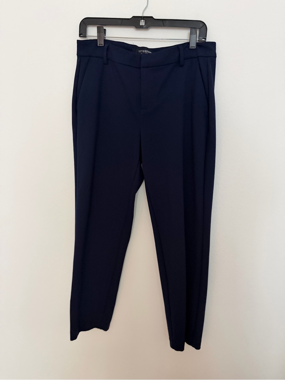 Liverpool Navy Tapered Dress Pants